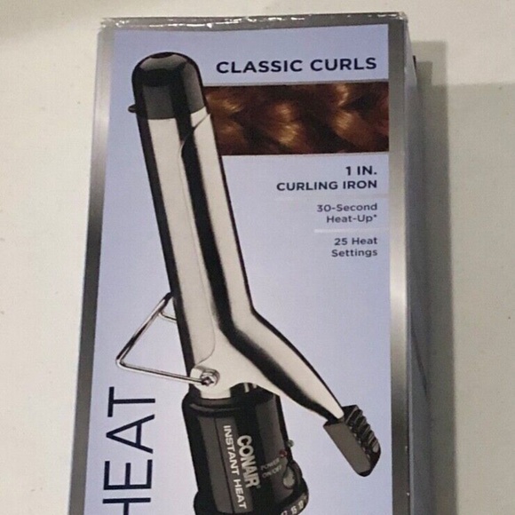 Conair Instant Heat 1" Curling Iron, 30 second Heat-Up, 25 Settings-Classic Curl - Picture 7 of 13
